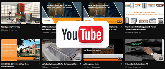 AR Amplifiers Youtube channel