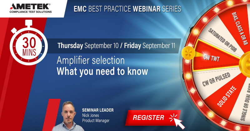 Amplifier Selection best practice webinar
