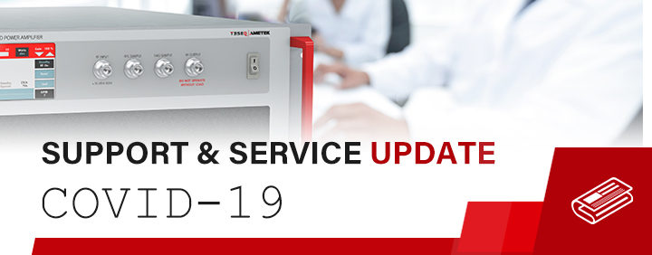 support and service update covid 19 