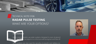 Radar pulse test
