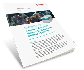 Analysis of Rare Earth Elements Using the SPECTRO XEPOS