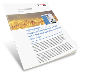 Analysis of Trace Elements in Gold by ICP-OES With DSOI