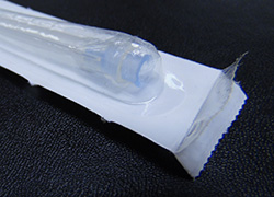180 degree peel test on syringe blister pack