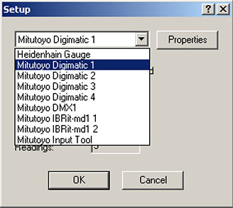 How do I connect my Mitutoyo or Heidenhain input device to my NEXYGENPlus