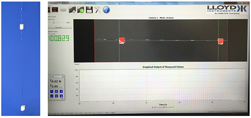 VE1 Video Extensometer for Small Diameter Wire Testing